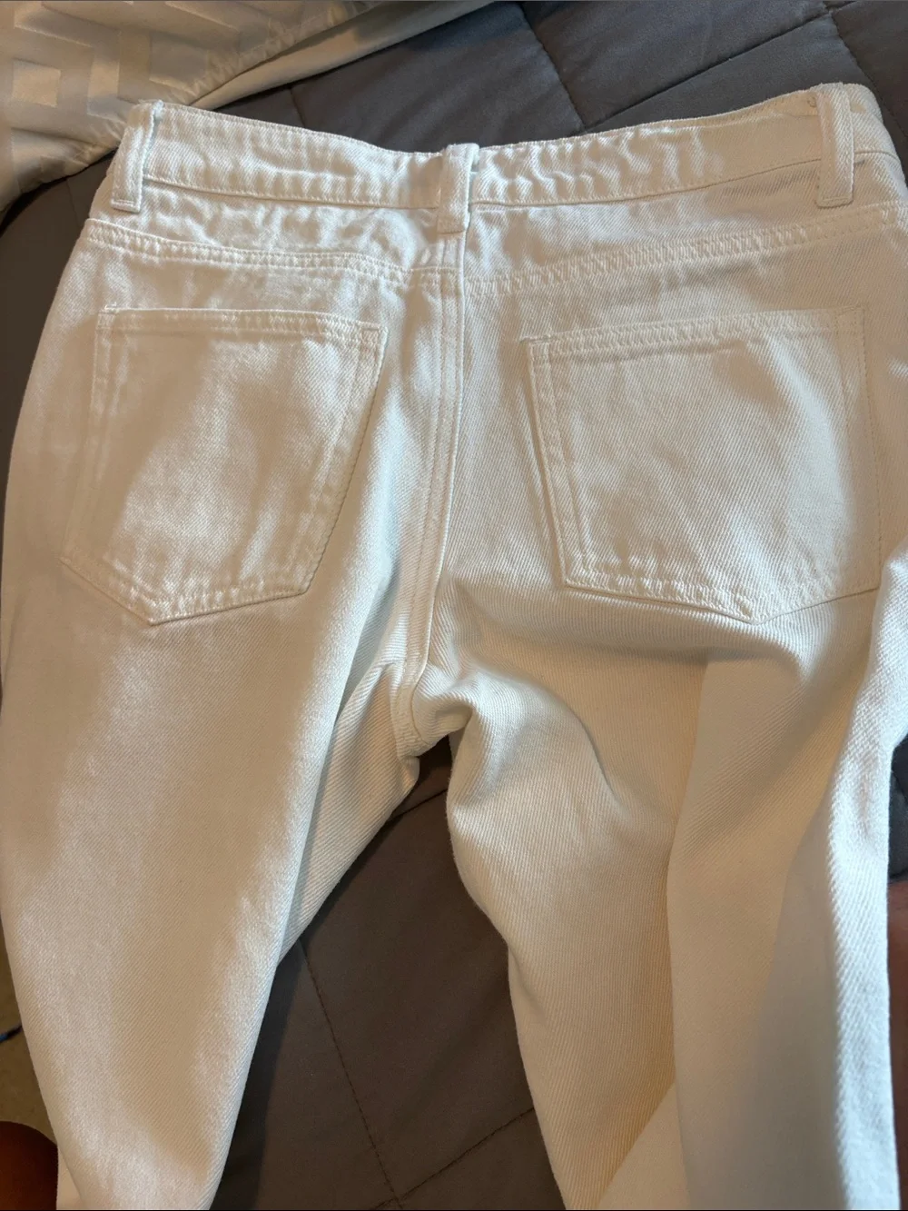 Edikted White Wide-Leg Jeans - Picture 5 of 8